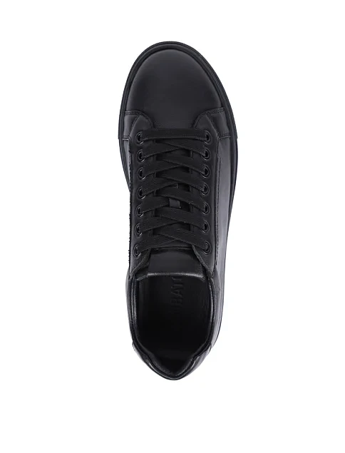 Женские кеды MIRATON кожаные черные - фото 5 - Miraton