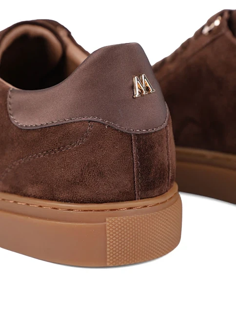 Женские кеды MIRATON велюровые коричневые - фото 5 - Miraton