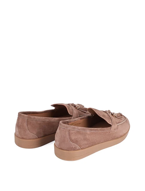 Жіночі сліпери Attizzare велюрові бежеві - фото 3 - Miraton