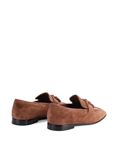 Женские слиперы MIRATON велюровые коричневые - фото 4 - Miraton