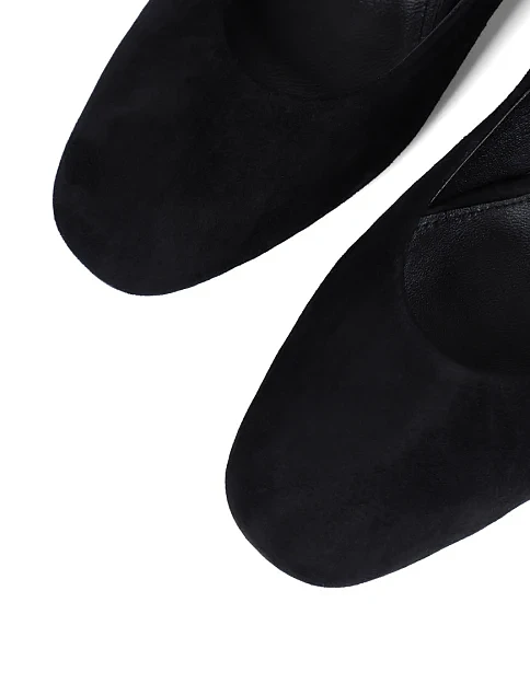 Женские туфли Attizzare велюровые черные - фото 5 - Miraton