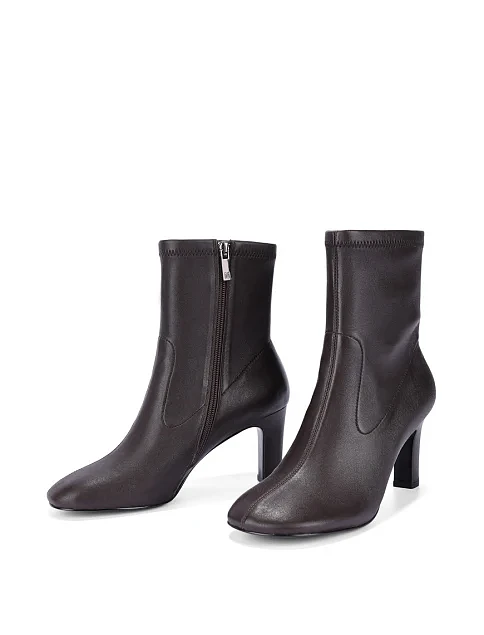 Женские ботинки MIRATON кожаные коричневые - фото 3 - Miraton