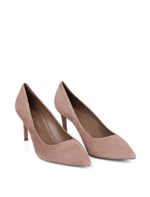 Женские туфли Mia May велюровые бежевые - фото 3 - Miraton