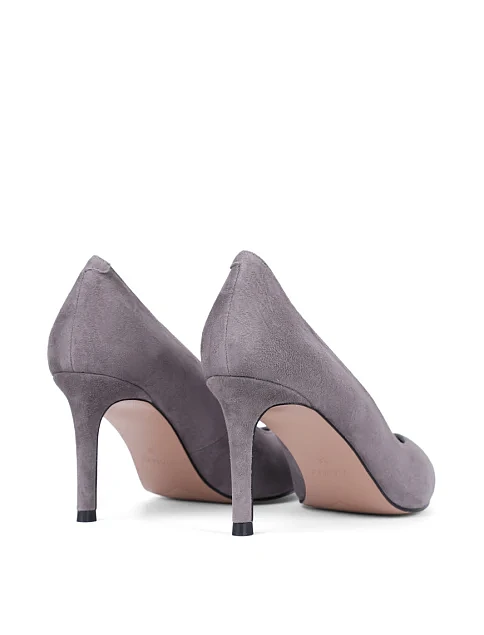 Женские туфли Mia May велюровые серые - фото 4 - Miraton