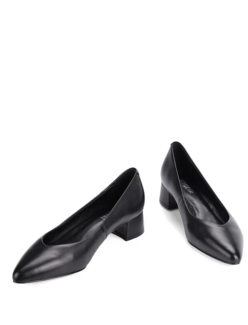 Женские туфли Attizzare кожаные черные - фото 2 - Miraton