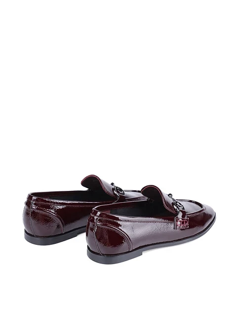 Женские слиперы MIRATON лаковые бордовые - фото 4 - Miraton