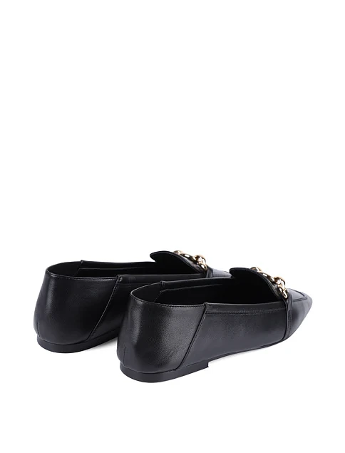 Жіночі сліпери MIRATON шкіряні чорні - фото 4 - Miraton