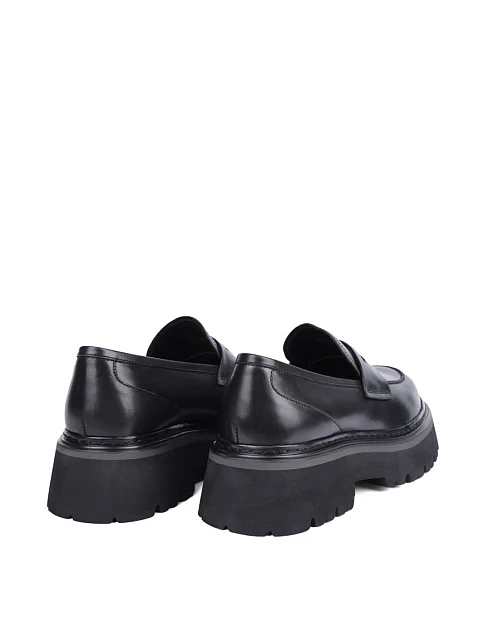 Женские туфли MIRATON кожаные черные - фото 4 - Miraton