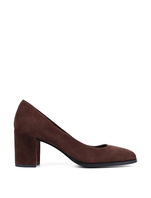 Женские туфли Attizzare велюровые коричневые - фото 1 - Miraton