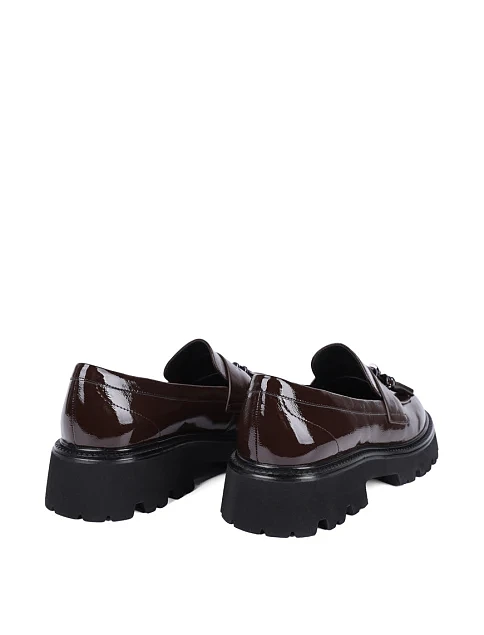 Женские туфли MIRATON из наплака серые - фото 4 - Miraton