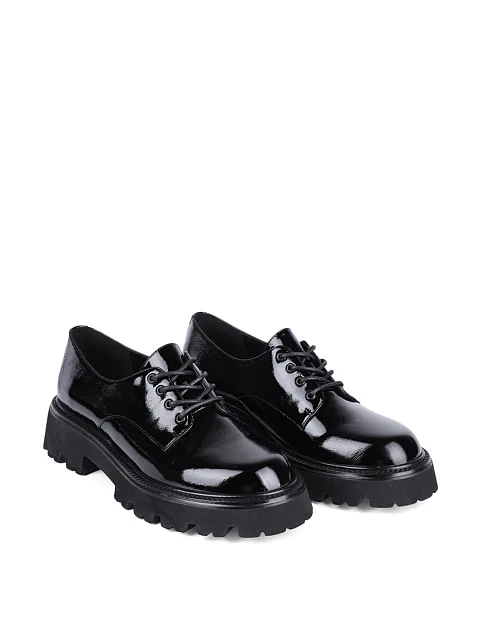 Женские туфли MIRATON лаковые черные - фото 3 - Miraton