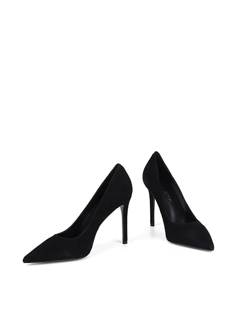 Женские туфли Mia May велюровые черные - фото 2 - Miraton