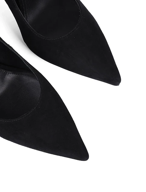 Женские туфли Mia May велюровые черные - фото 5 - Miraton