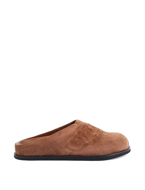 Женские мюли MIRATON велюровые бежевые - фото 1 - Miraton