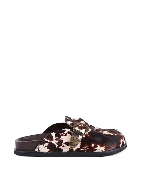 Жіночі мюлі MIRATON шкіряні різнокольорові - фото 1 - Miraton