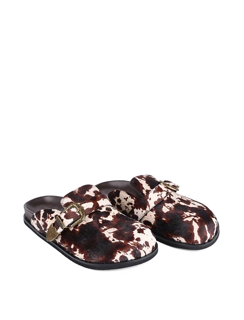 Жіночі мюлі MIRATON шкіряні різнокольорові - фото 3 - Miraton