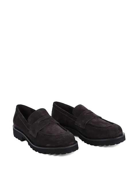 Женские туфли MIRATON велюровые серые - фото 3 - Miraton