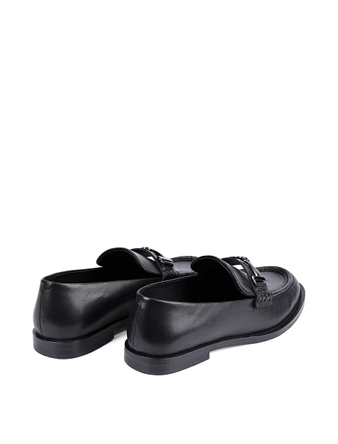 Женские туфли MIRATON кожаные черные - фото 4 - Miraton