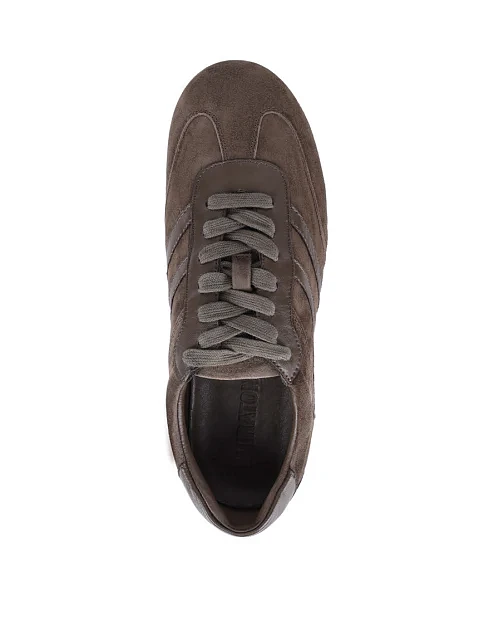 Женские кроссовки MIRATON велюровые зеленые - фото 5 - Miraton