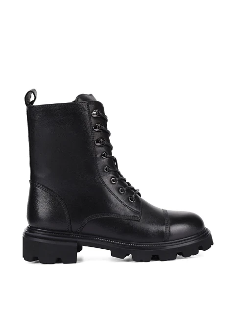 Женские ботинки Attizzare кожаные черные - фото 1 - Miraton