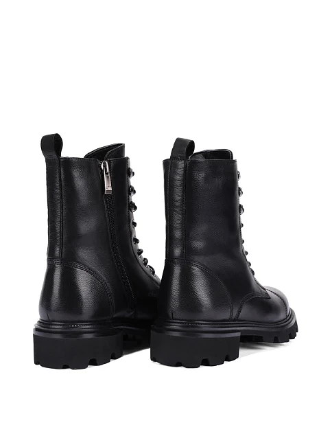 Женские ботинки Attizzare кожаные черные - фото 4 - Miraton