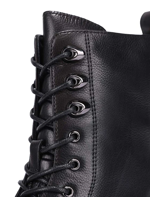 Женские ботинки Attizzare кожаные черные - фото 5 - Miraton