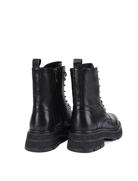 Женские ботинки Attizzare кожаные черные - фото 5 - Miraton