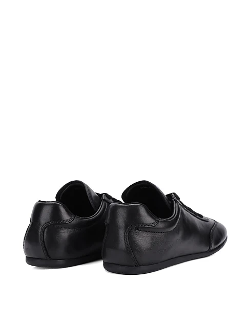 Женские кроссовки MIRATON кожаные черные - фото 4 - Miraton