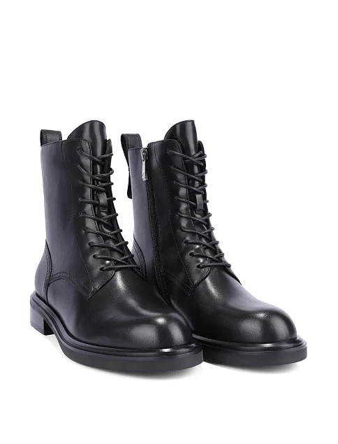 Женские ботинки Attizzare кожаные черные - фото 3 - Miraton
