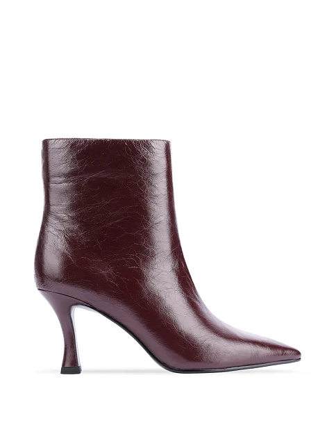 Женские ботинки MIRATON бордовые - фото 1 - Miraton