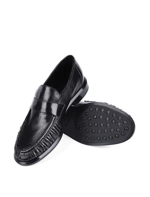 Женские туфли MIRATON кожаные черные - фото 2 - Miraton