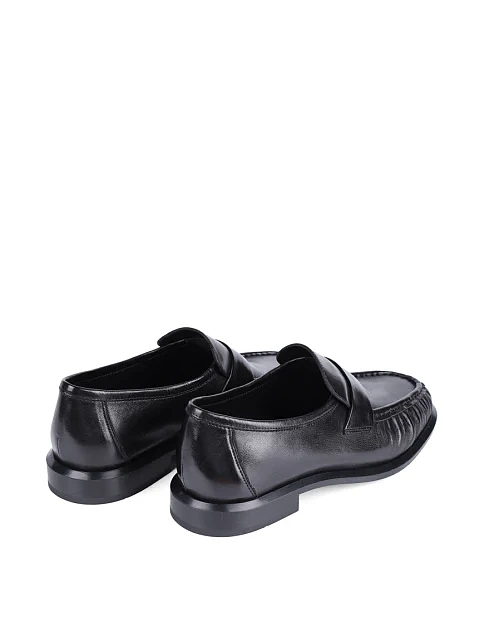 Женские туфли MIRATON кожаные черные - фото 4 - Miraton