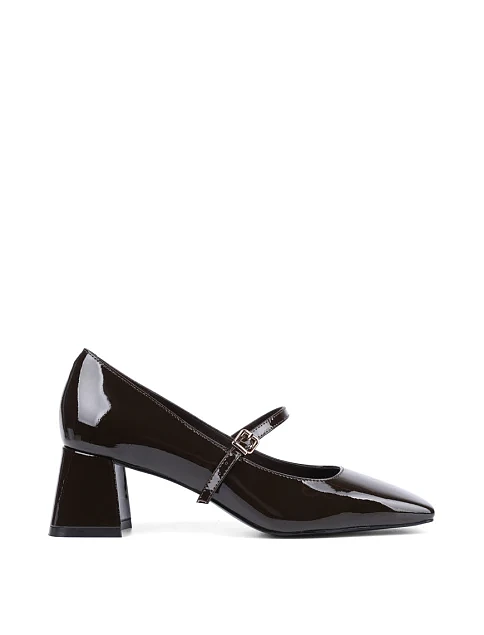 Женские туфли MIRATON лаковые зеленые - фото 1 - Miraton