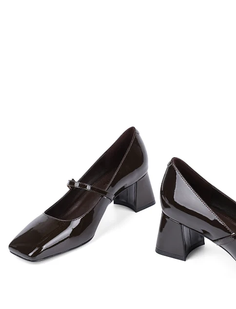 Женские туфли MIRATON лаковые зеленые - фото 2 - Miraton