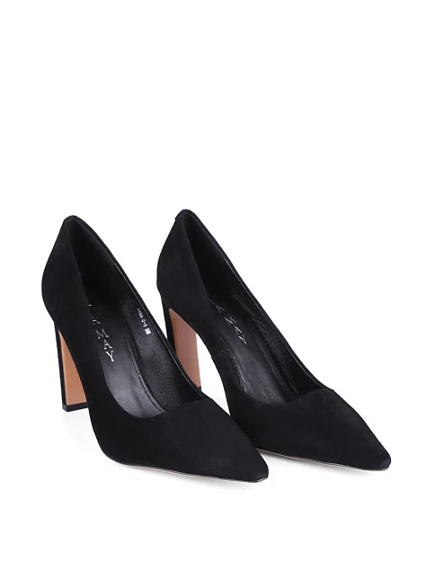 Женские туфли Mia May велюровые черные - фото 3 - Miraton