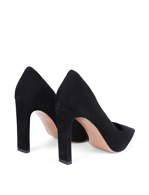 Женские туфли Mia May велюровые черные - фото 4 - Miraton