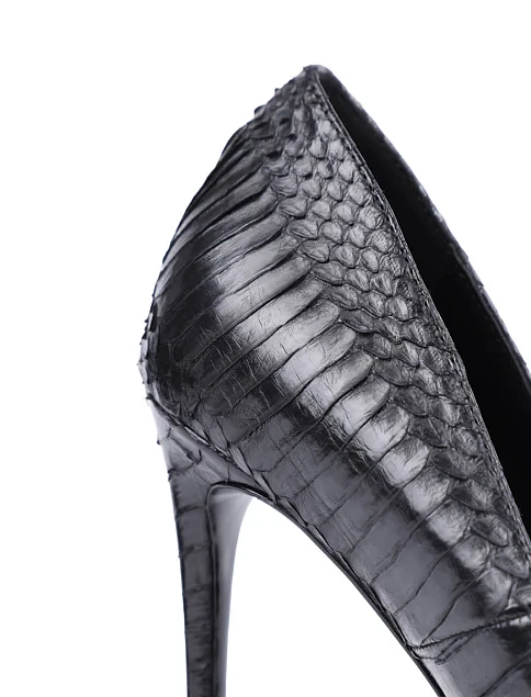Женские туфли Mia May кожаные черные - фото 5 - Miraton