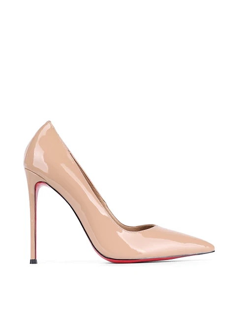 Женские туфли Mia May лаковые бежевые - фото 1 - Miraton