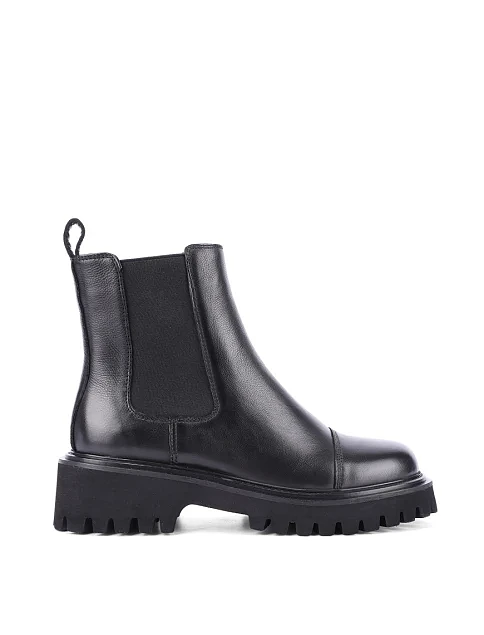 Женские ботинки челси Attizzare кожаные черные - фото 1 - Miraton