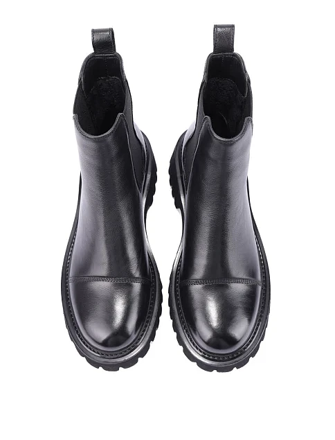 Женские ботинки челси Attizzare кожаные черные - фото 5 - Miraton