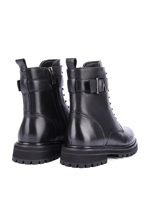 Женские ботинки Attizzare кожаные черные - фото 4 - Miraton