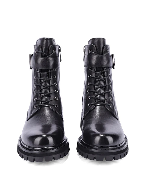 Женские ботинки Attizzare кожаные черные - фото 5 - Miraton