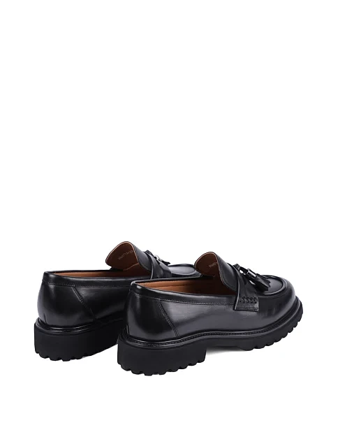 Женские туфли MIRATON кожаные черные - фото 4 - Miraton