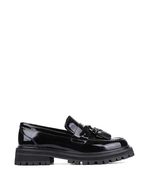 Женские туфли MIRATON из масляной кожи черные - фото 1 - Miraton