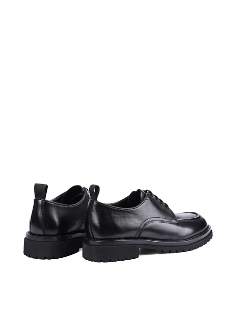 Женские туфли MIRATON кожаные черные - фото 4 - Miraton