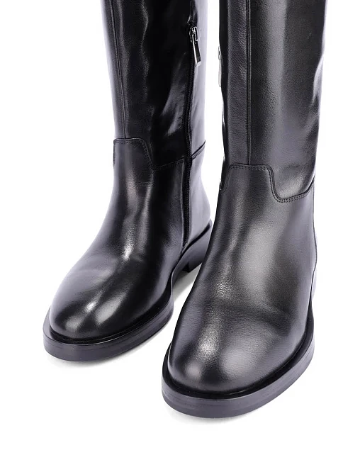 Женские сапоги Attizzare кожаные черные - фото 5 - Miraton