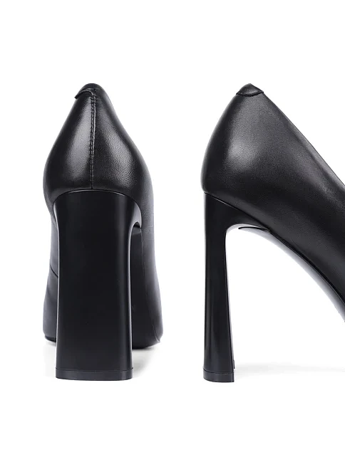 Женские туфли MIRATON кожаные черные - фото 2 - Miraton