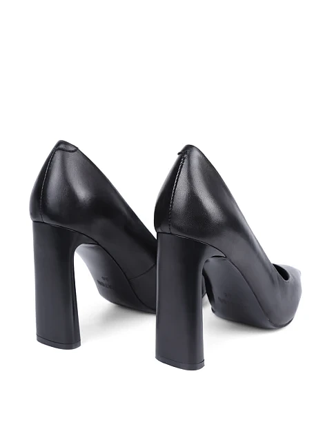 Женские туфли MIRATON кожаные черные - фото 4 - Miraton