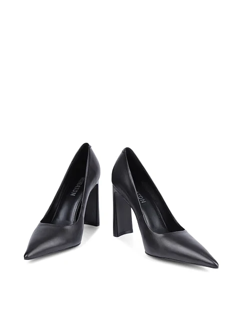 Женские туфли MIRATON кожаные черные - фото 5 - Miraton