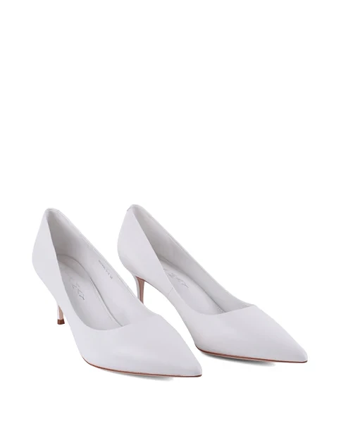 Жіночі туфлі Mia May шкіряні рисового кольору - фото 3 - Miraton